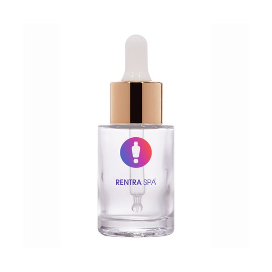 30ml Clear Glass Dropper Bottle (Flat Shoulder)