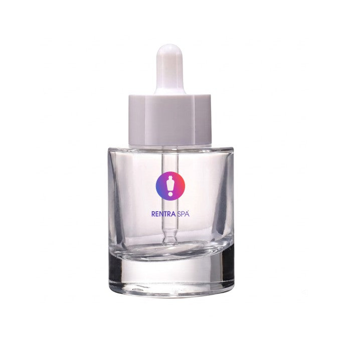 30ml Flat-Shoulder  thick Clear Glass Dropper Bottle — Pipette Bottle