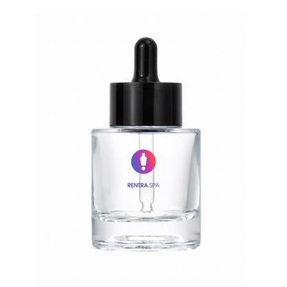 50ml Flat-Shoulder thick Clear Glass Dropper Bottle — Pipette Bottle