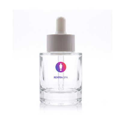 50ml Flat-Shoulder thick Clear Glass Dropper Bottle — Pipette Bottle