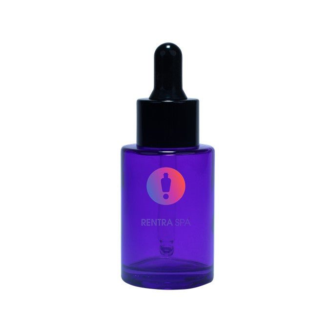 30ml Painted Glass Bottles + Black Dropper Set