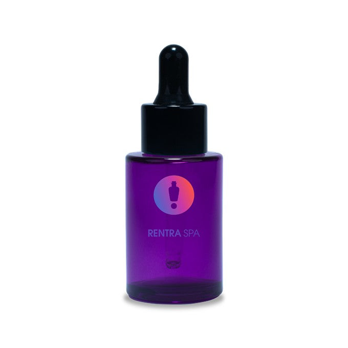 30ml Painted Glass Bottles + Black Dropper Set