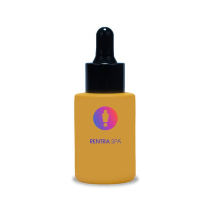30ml Painted Glass Bottles + Black Dropper Set