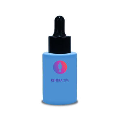 30ml Painted Glass Bottles + Black Dropper Set