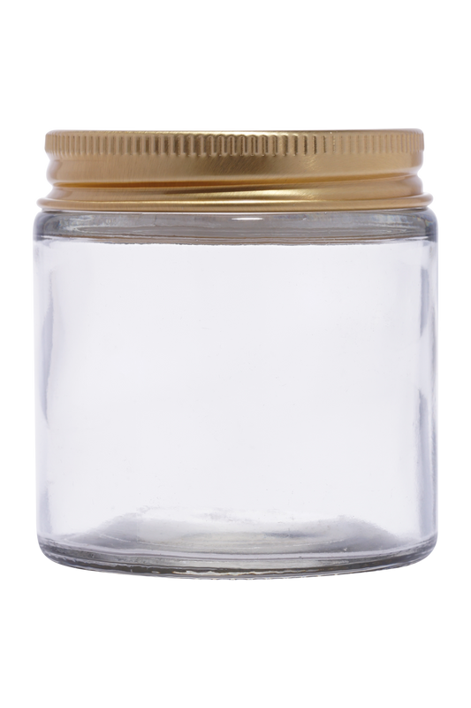 Clear Glass Jars with Lid 100g