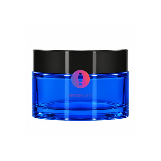 50g Blue Glass Jar with Lid