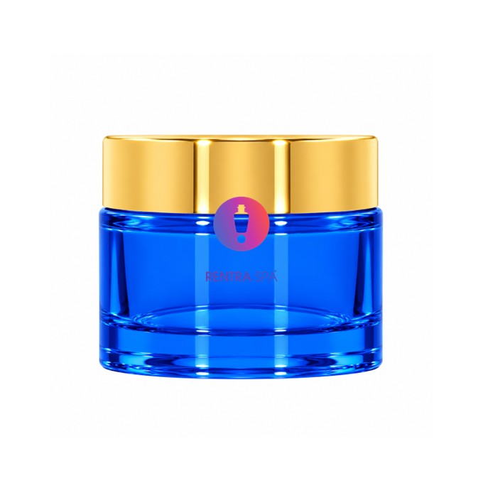 50g Blue Glass Jar with Lid