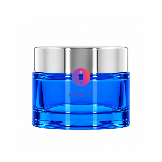50g Blue Glass Jar with Lid