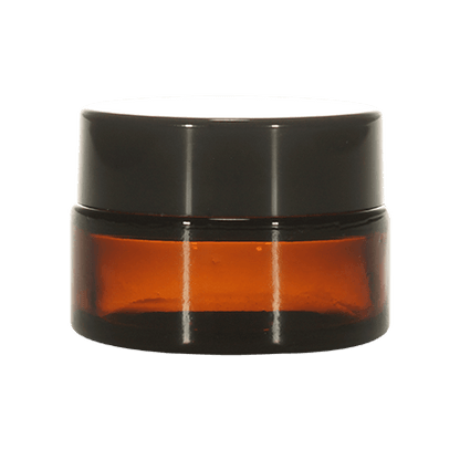 Imported Empty 10g Amber Glass Jars with Lid - Rentra S.P.A™