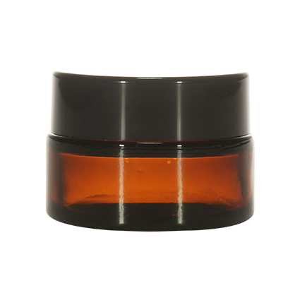 Imported Empty 10g Amber Glass Jars with Lid - Rentra S.P.A™