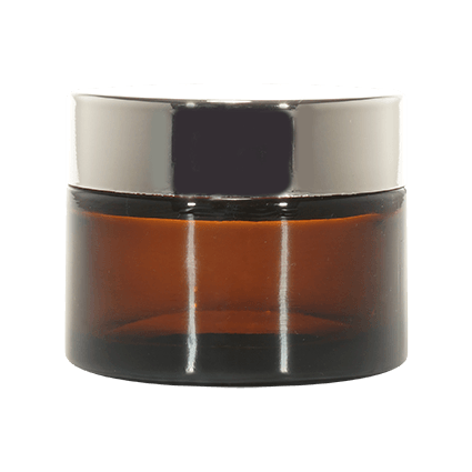 Imported Empty 30g Amber Glass Jars with Lid - Rentra S.P.A™