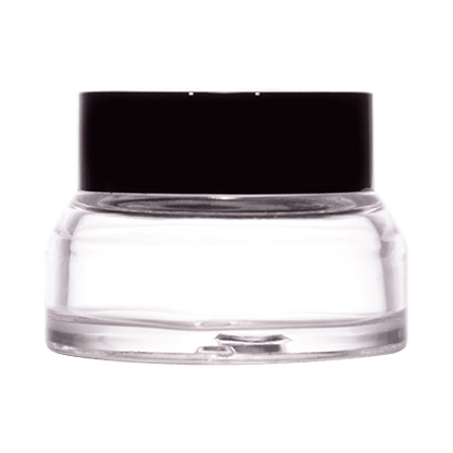 Imported Empty 15g Clear Slope Neck Glass Jars with Lid - Rentra S.P.A™