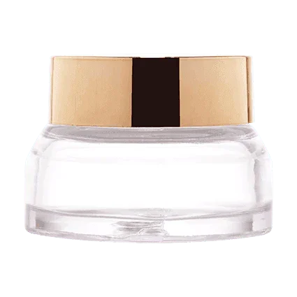 Imported Empty 15g Clear Slope Neck Glass Jars with Lid - Rentra S.P.A™