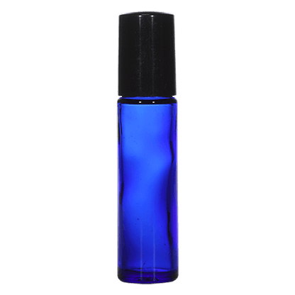 16mm Imported Empty 10ml Cobalt Blue Glass Roll on Bottle - Rentra S.P.A™