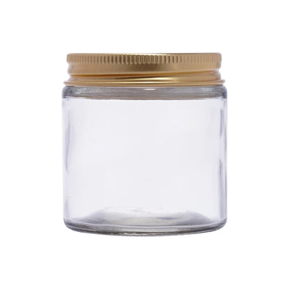 Imported Empty 100g Clear Glass Jars with Lid