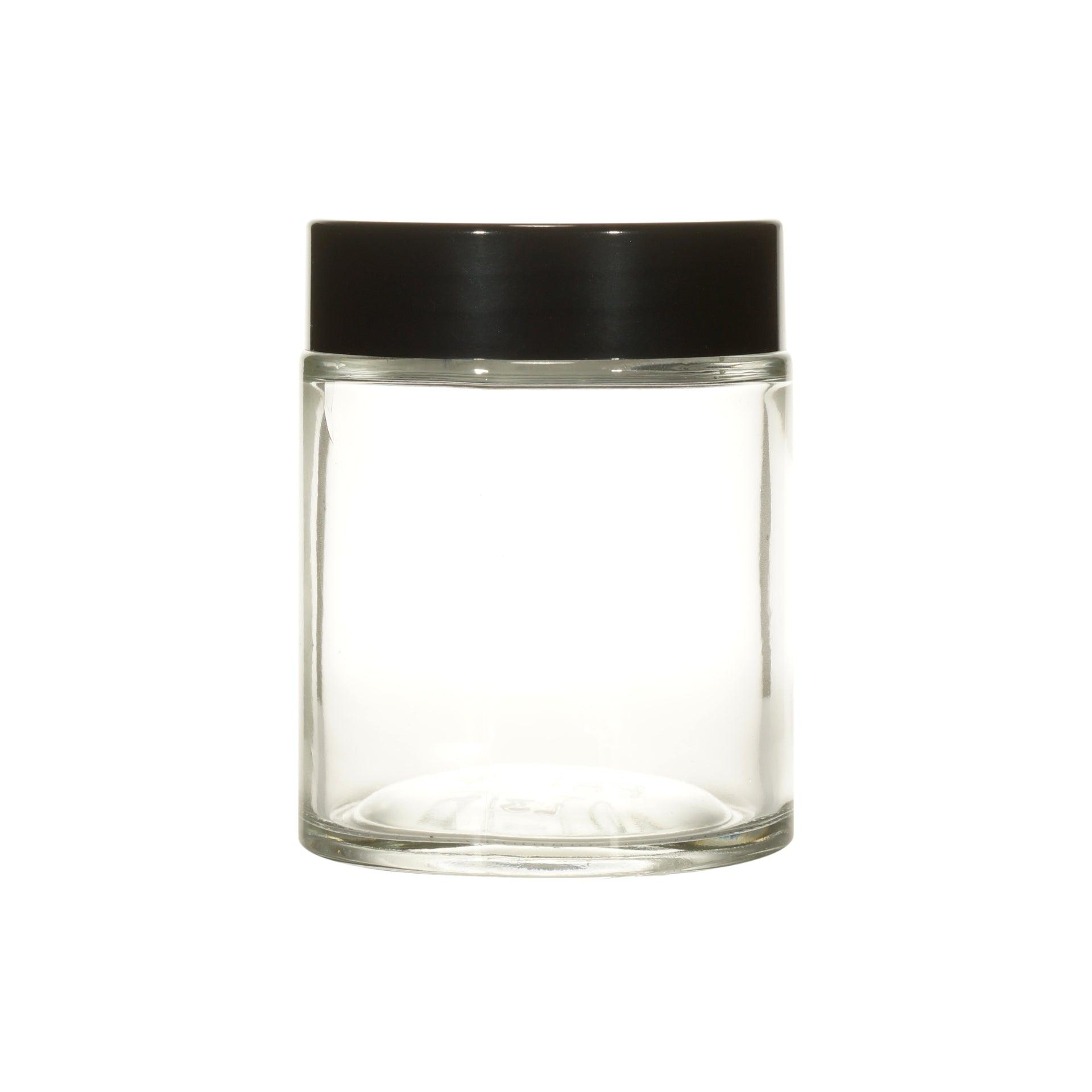 Imported Empty 100g Clear Glass Jars with Lid