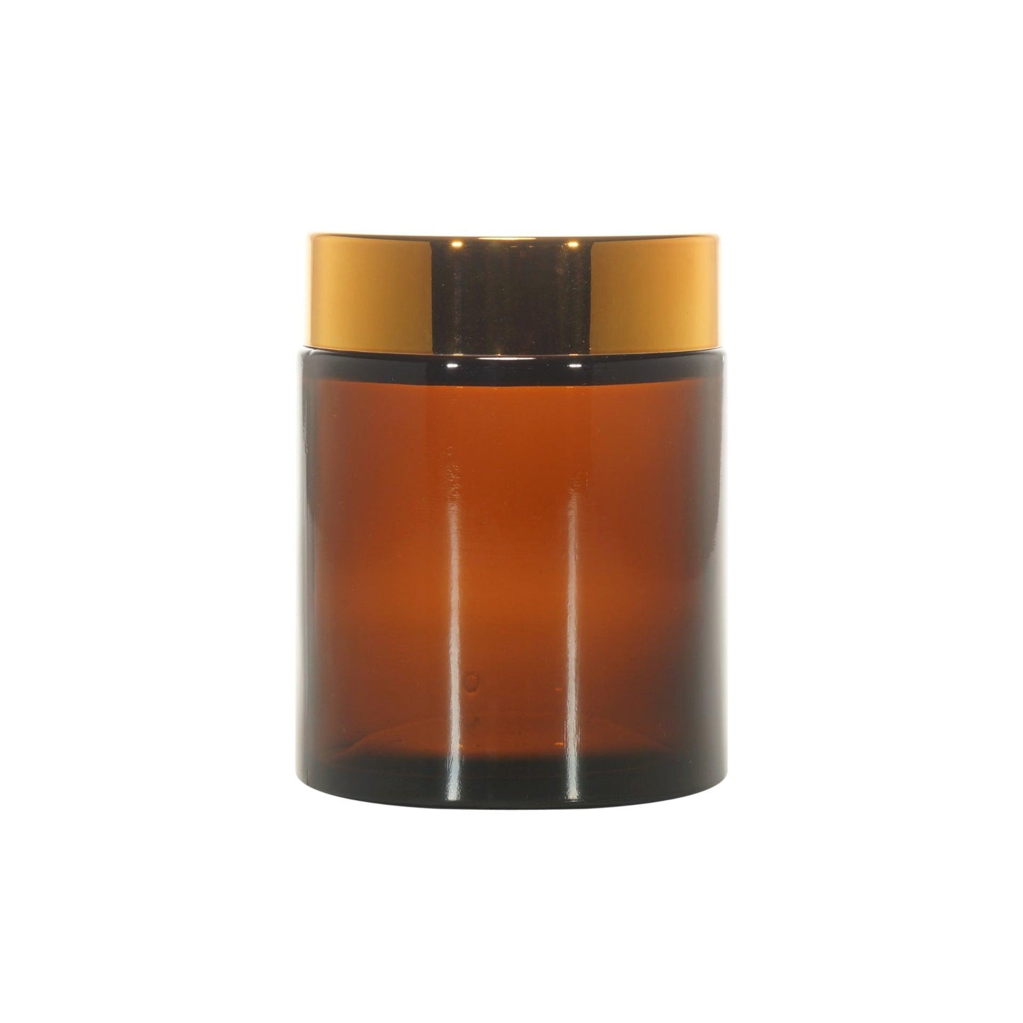 Imported Empty 100g Amber Glass Jars with Lids