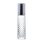 16mm Imported Empty 10ml Clear Crystal Cut Glass Roll on Bottle