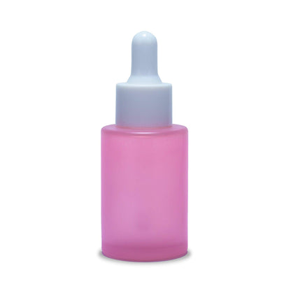 30ml Glass Dropper Bottles: Painted Glass Bottles for Serums & Oils with White Dropper Set