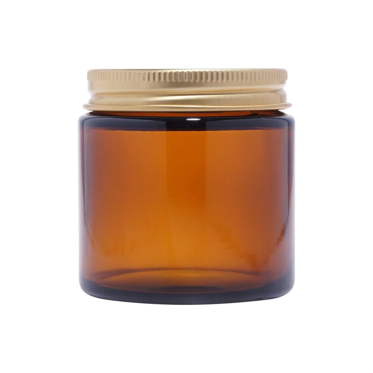 Amber Container Rfs 100g Amber Container for Cosmetics – Glass Jars with Metal Lid | RENTRASPA™