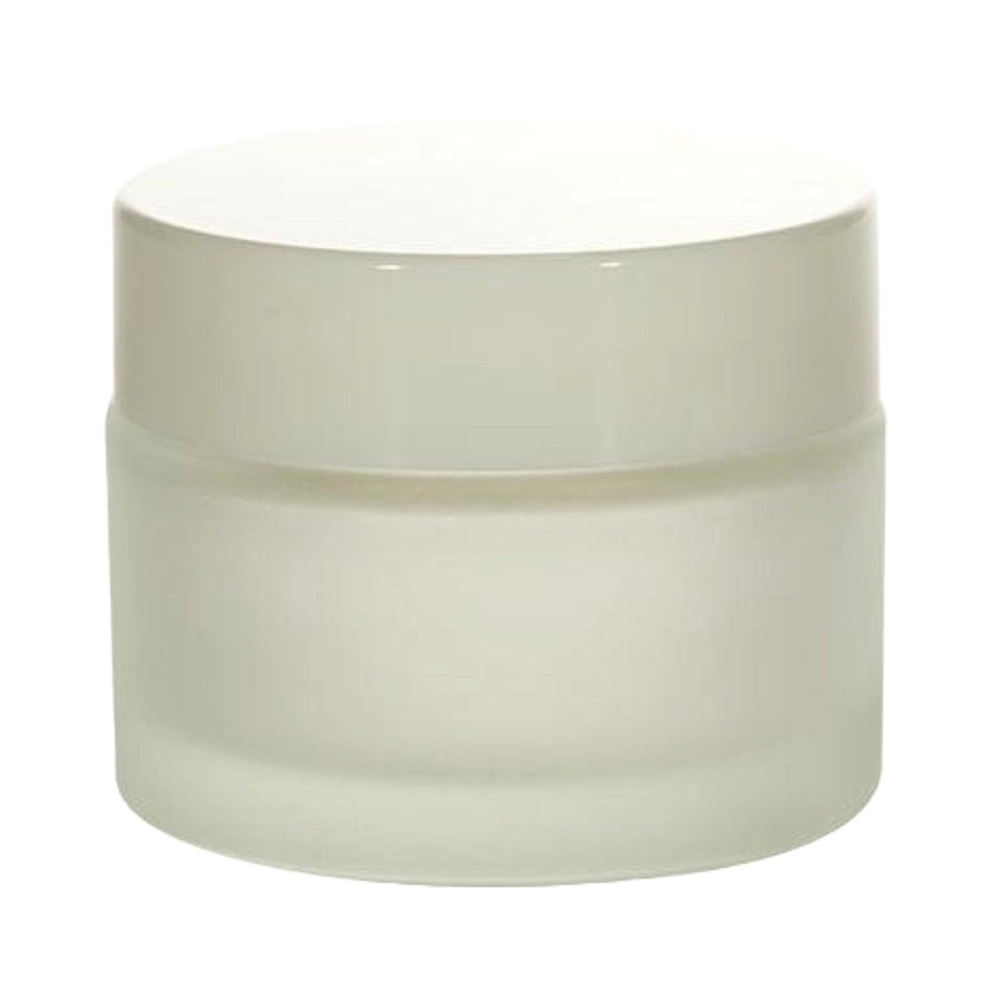 Imported Empty 15g Clear Frosted Glass Jars with Lid