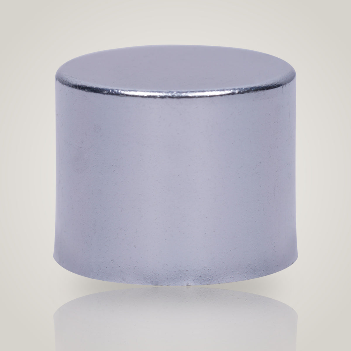 18mm silver metal full cap for euro dropper bottles
