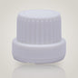 18mm white plastic tamper-proof cap, type 1, for euro dropper bottles