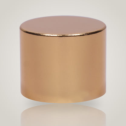 Gold metal full cap for 18mm euro dropper bottles