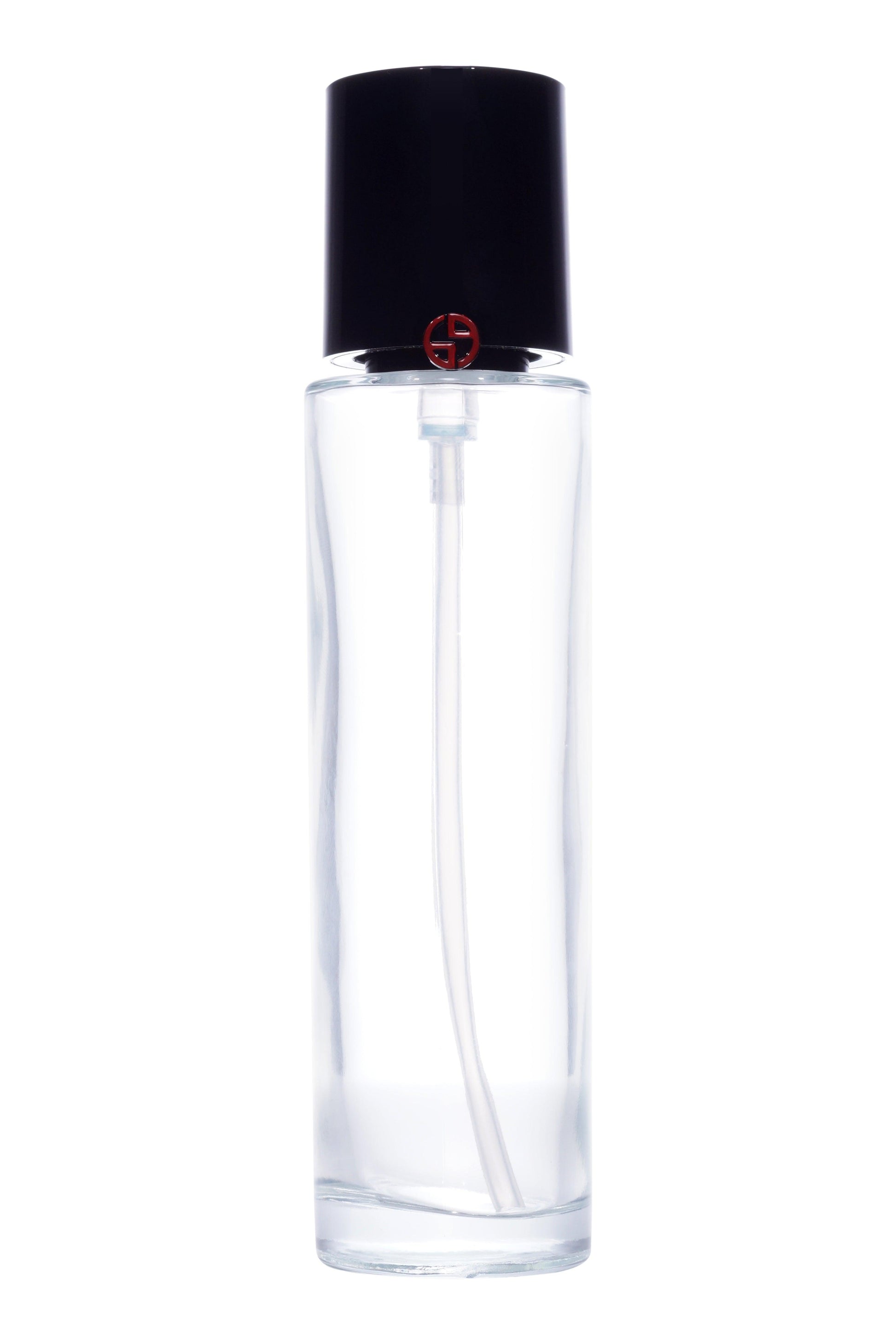 C08 - Imported Empty Premium Oval Clear Glass Bottles - Dropper & Lotion Options - Rentra S.P.A™