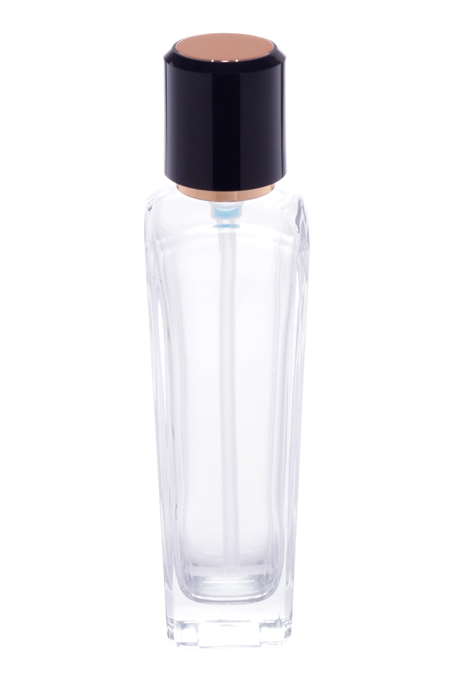 C42 - Imported Empty Premium Clear Glass Bottles with Lotion Pump & Double Toned Lid - Rentra S.P.A™
