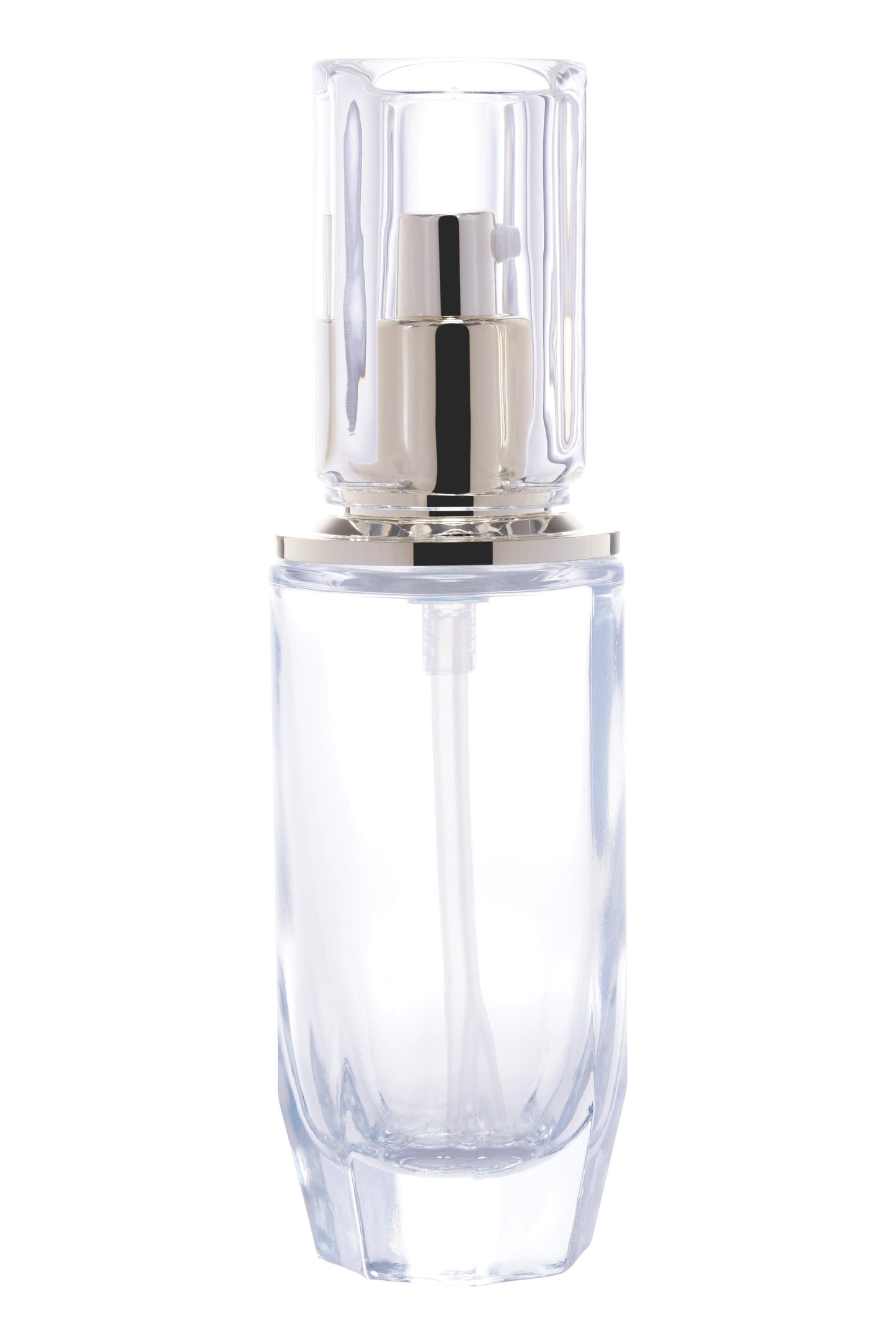 C36 - Imported Empty Premium Lotion Clear Glass Bottles - Rentra S.P.A™