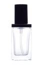 C54 - Imported Empty Premium Square Shoulder Sleeved Clear Glass Bottles with Lotion Pump - Rentra S.P.A™