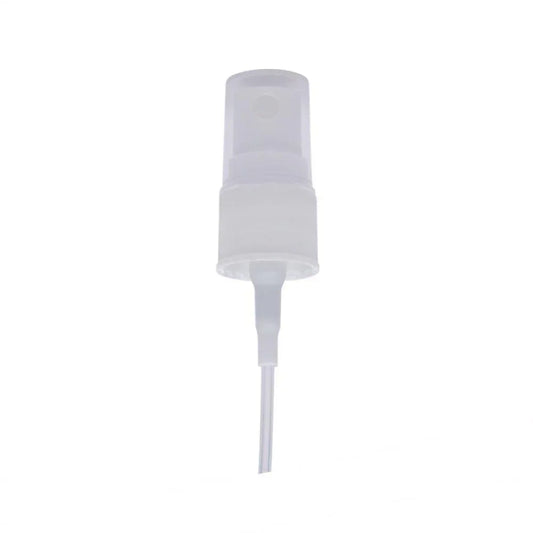 18mm white plastic spray pump dispenser for cosmetic glass bottles