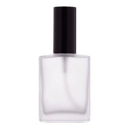 18mm Imported Empty 30ml Rectangular Clear Glass Bottle + Metal Lotion Pump - Rentra S.P.A™