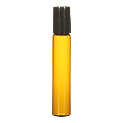 Imported Empty Borosilicate 10ml Amber Glass Vials + Steel Roll on - Rentra S.P.A™