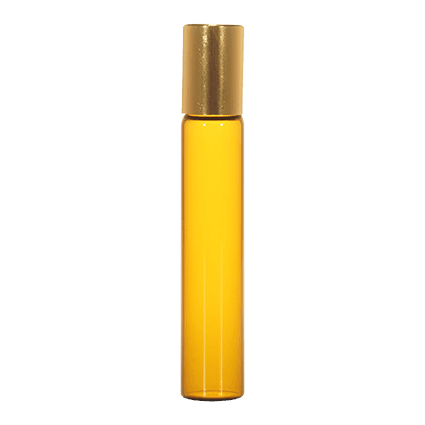 Imported Empty Borosilicate 10ml Amber Glass Vials + Steel Roll on - Rentra S.P.A™