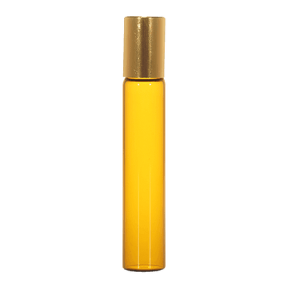 Imported Empty Borosilicate 10ml Amber Glass Vials + Steel Roll on - Rentra S.P.A™