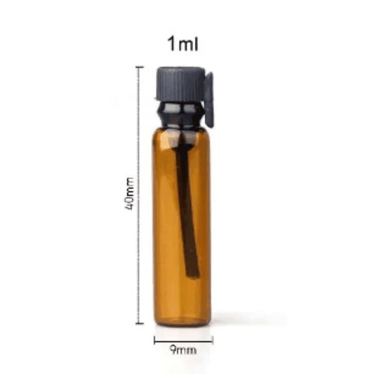 Imported Empty Borosilicate Glass Vial + Dip Stick 1ml, 3ml, 5ml - Rentra S.P.A™