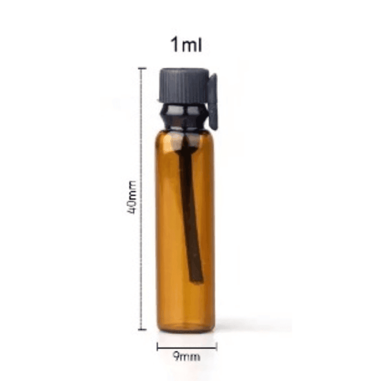 Imported Empty Borosilicate Glass Vial + Dip Stick 1ml, 3ml, 5ml - Rentra S.P.A™