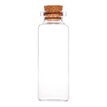 Rentra S.P.A Borosilicate Glass Vials + Natural Cork Stopper 2ml, 5ml, 10ml, 20ml, 30ml - Cosmetic Containers