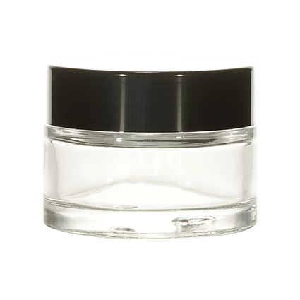 Imported Empty 50g Clear Glass Jars with Lid - Rentra S.P.A™