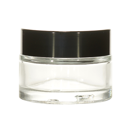 Clear Glass Jars with Lid 30g